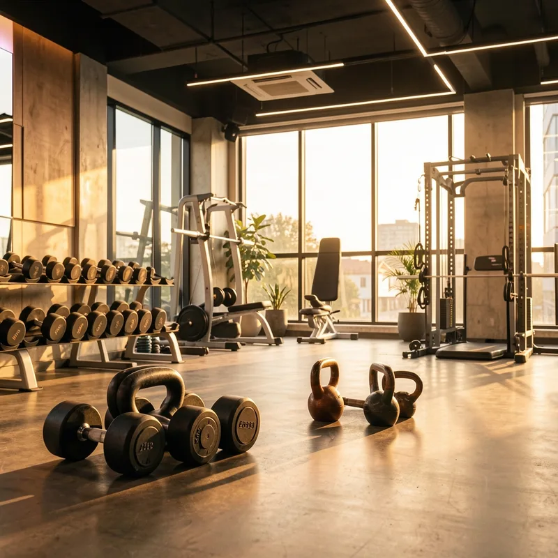 Pratiquant de musculation soulevant une barre chargée dans une salle d'entraînement
